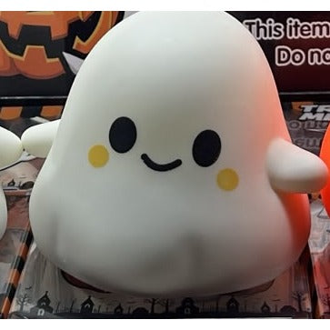 Squishy Halloween mediano fantasma y calabaza en caja Fantasma niño — foto real del producto