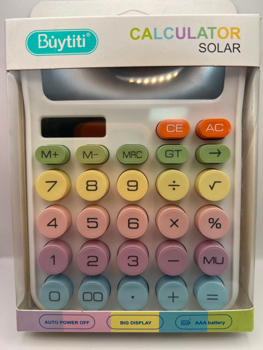 Calculadora solar Búytiti JS-2280 de 12 dígitos