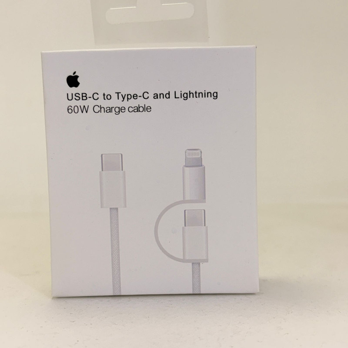 Cable c-c-lightning 60w 1mt tipo apple generico