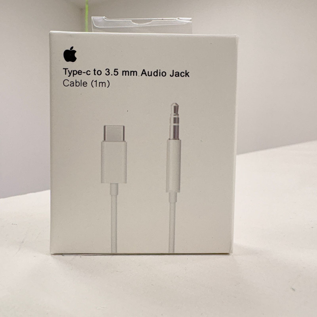 Adaptador c macho a 3.5 macho 1mt tipo apple generico