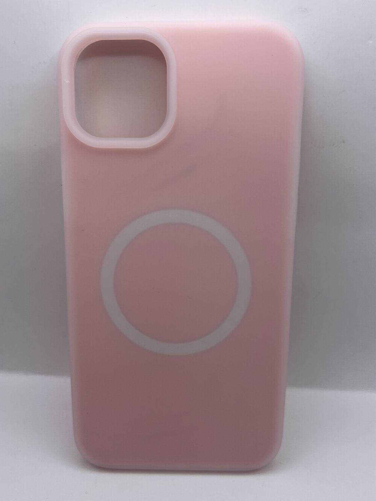 Funda iPhone 14/15 Plus silicon pastel magsafe Rosa | QRUZH