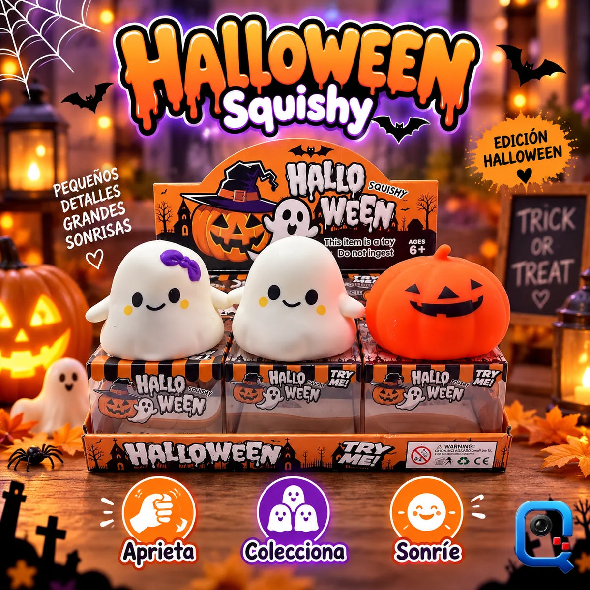 Halloween Squishy: aprieta, colecciona, sonrie (recreacion digital) (recreación digital)