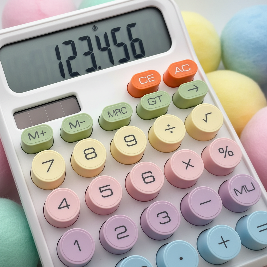 Creativo generado con IA a partir de fotos reales de la calculadora Búytiti JS-2280