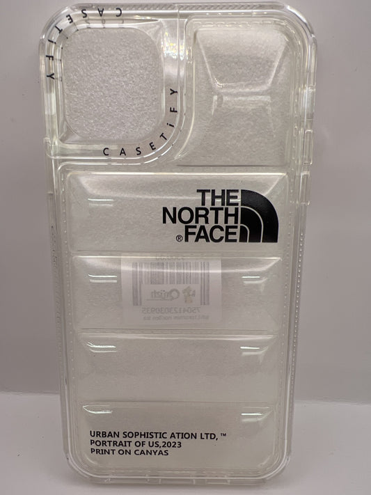 Funda iPhone 11 Pro Max North Face Puffer Transparente | QRUZH