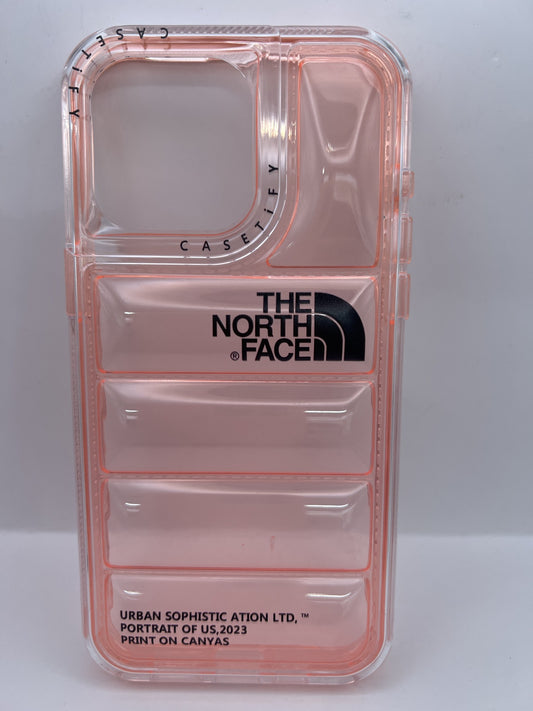 Funda iPhone 15 Pro Max north face casetify Rosa | QRUZH