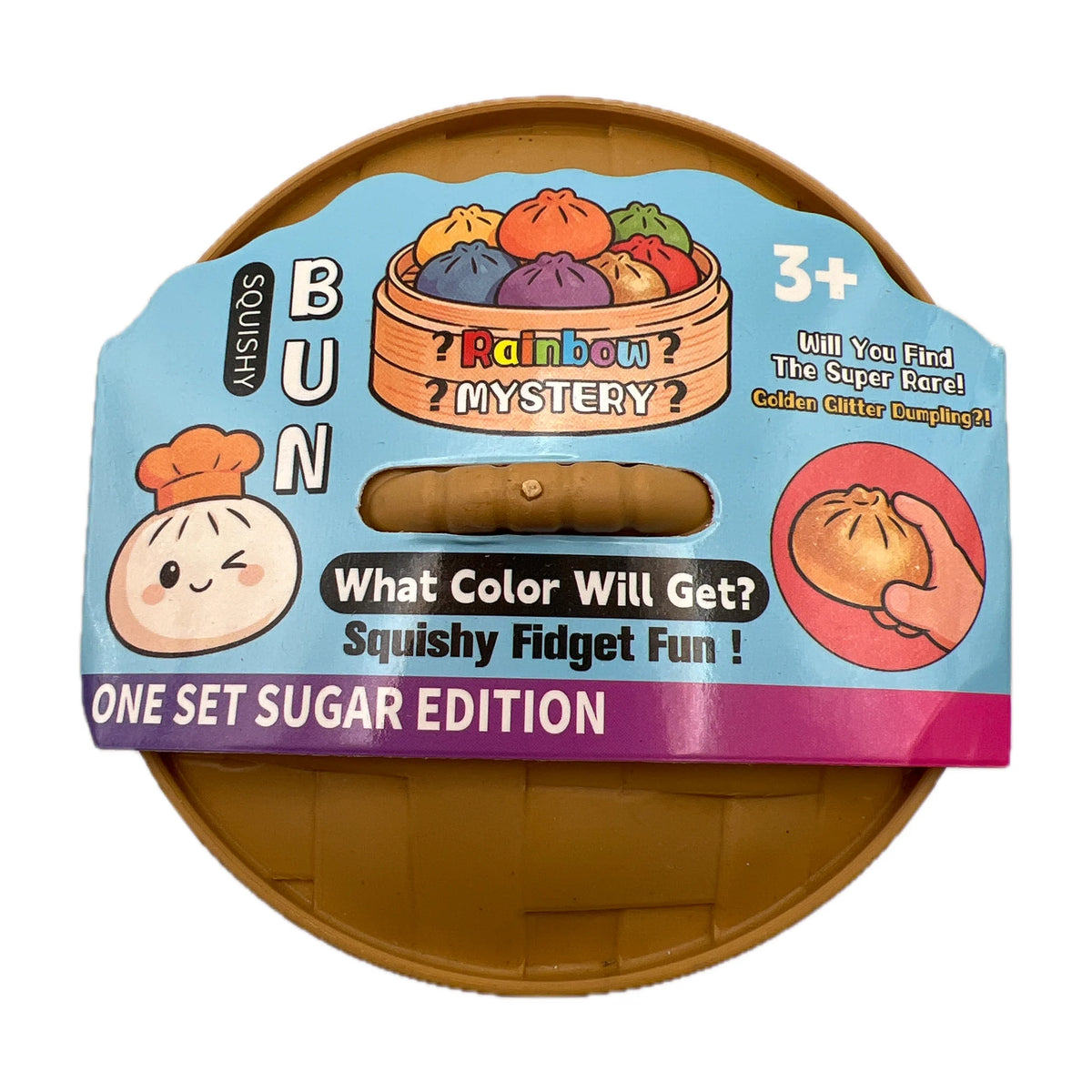 Empaque Squishy Bun Rainbow Mystery One Set Sugar Edition, edad 3+