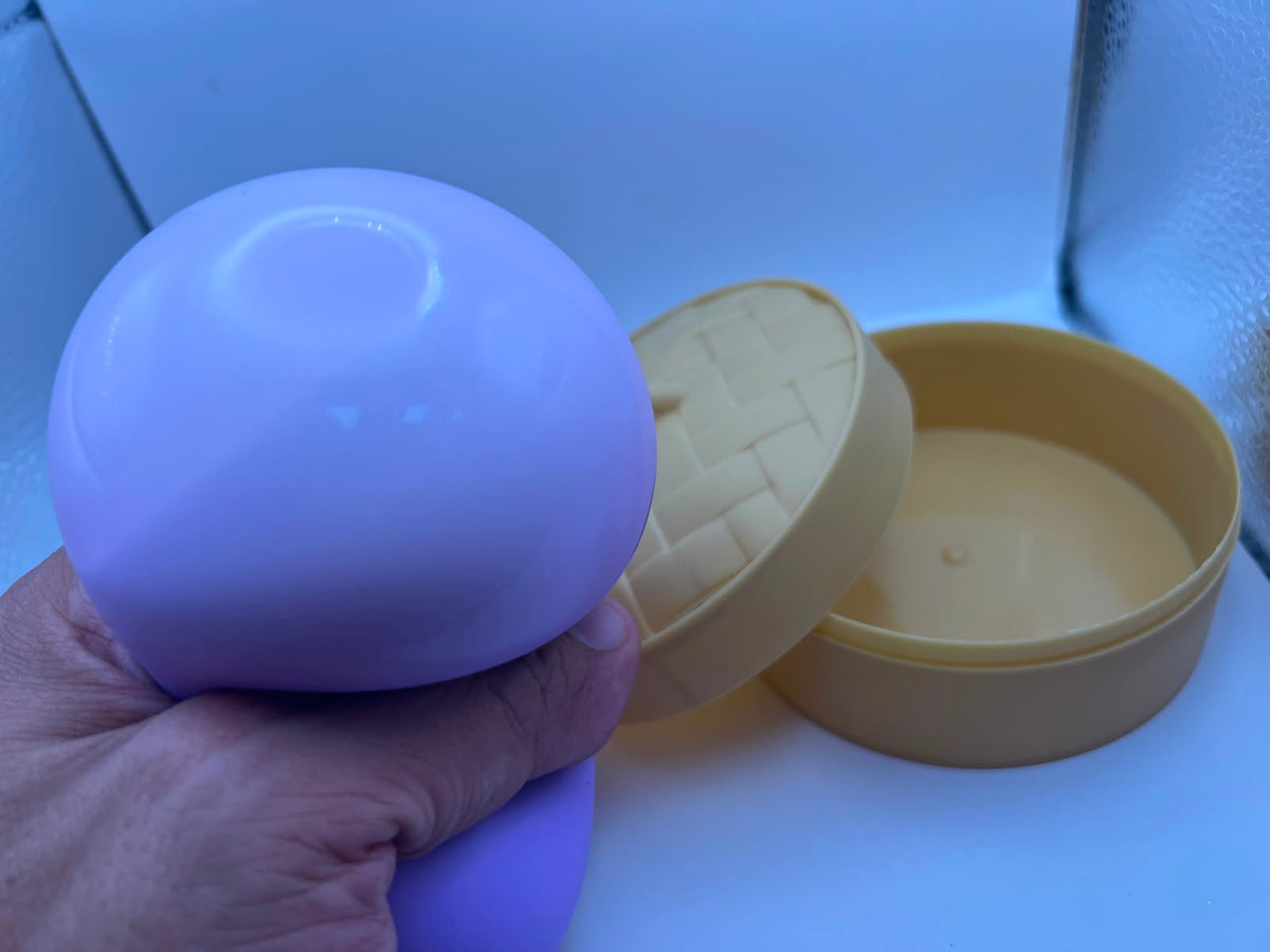 Squishy Steam Bunz — bao antiestrés en vaporera, edición sorpresa (foto real del producto)