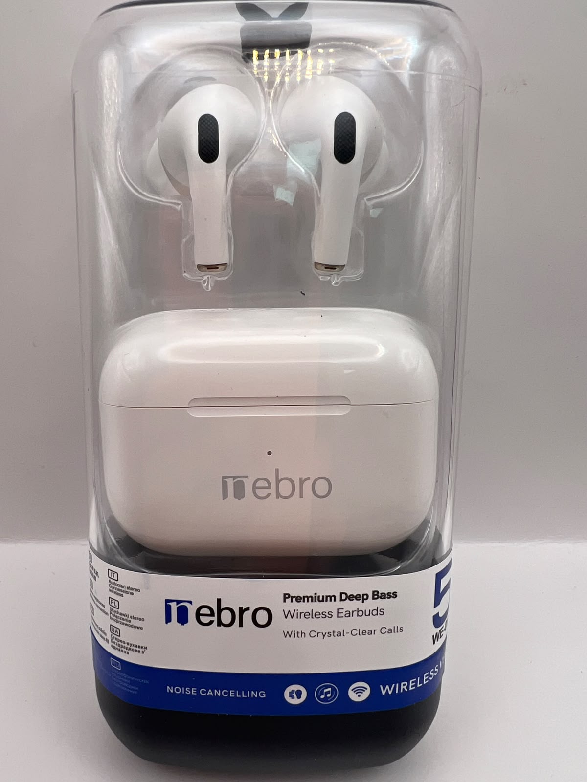 Audífonos Nebro 5 TWS in-ear con gomitas | Noise Cancelling | QRUZH