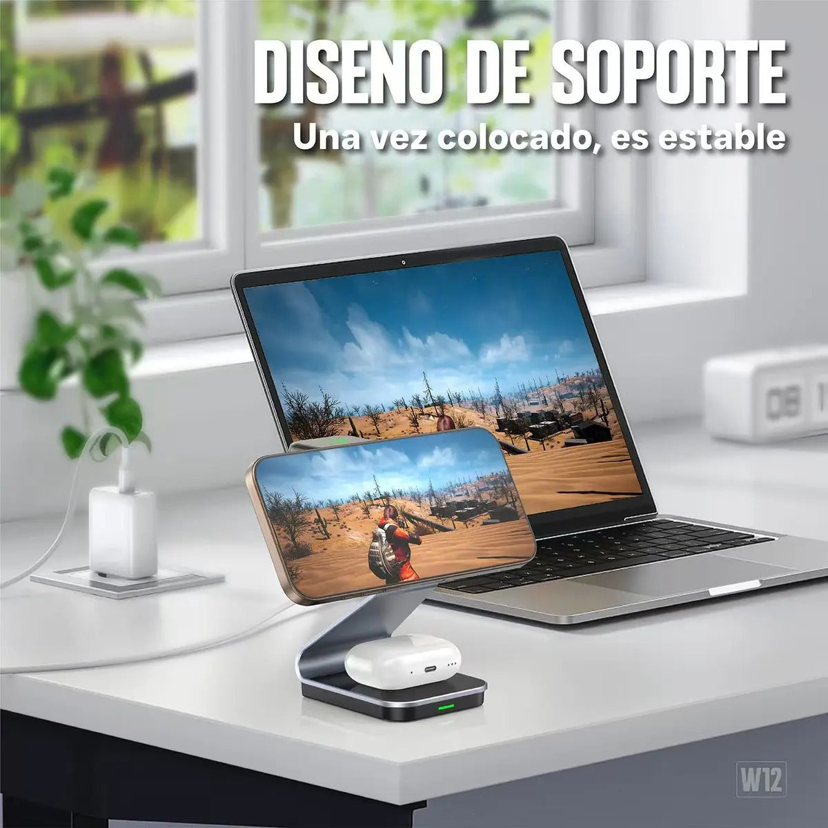 KBOD W12 en un escritorio (recreación digital)
