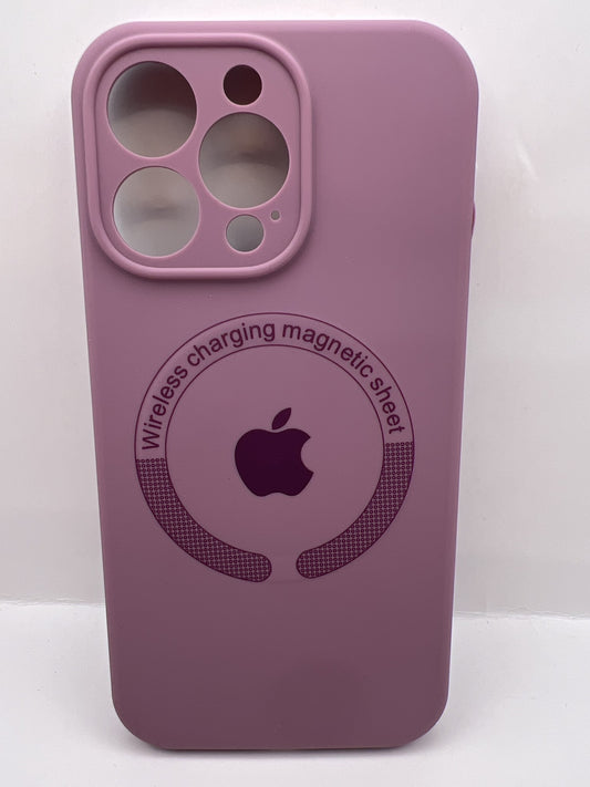 Funda iPhone 13 Pro Silicon Malva | QRUZH