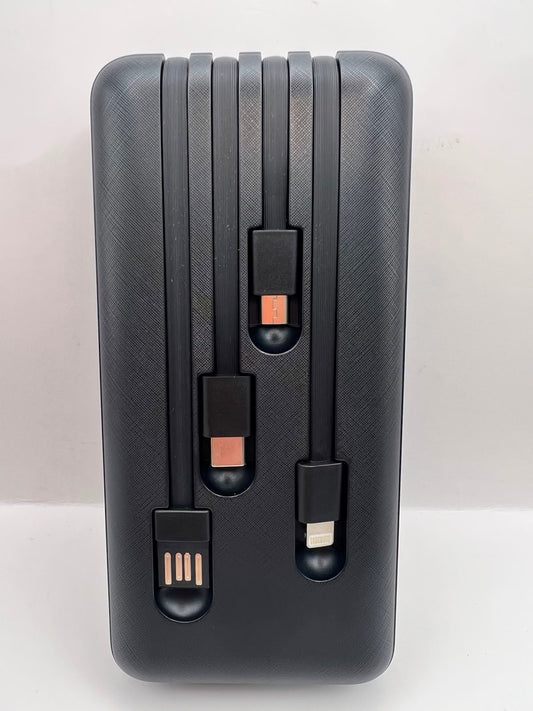 Power Bank 1HORA GAR159 20 000 mAh con 3 cables integrados