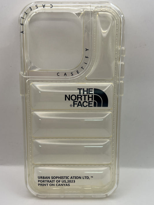 Funda iPhone 15 Pro north face Transparente | QRUZH