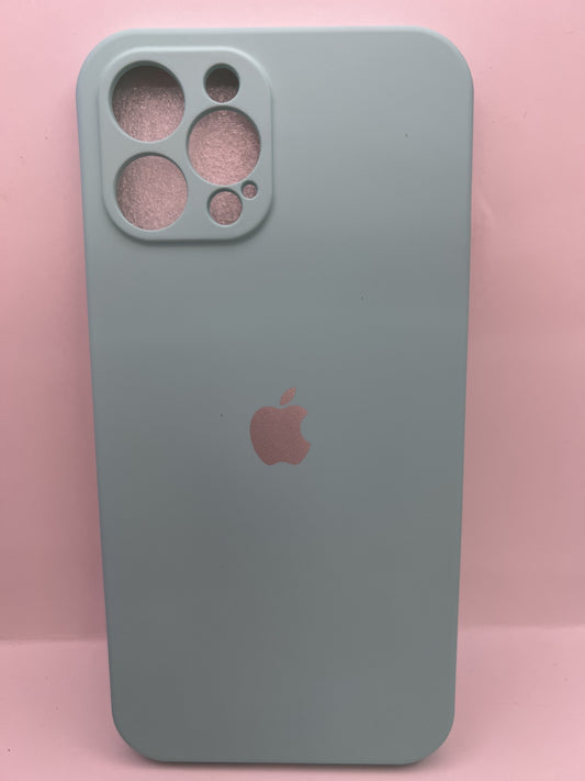 Funda iPhone 12 Pro Max Silicon Verde claro | QRUZH