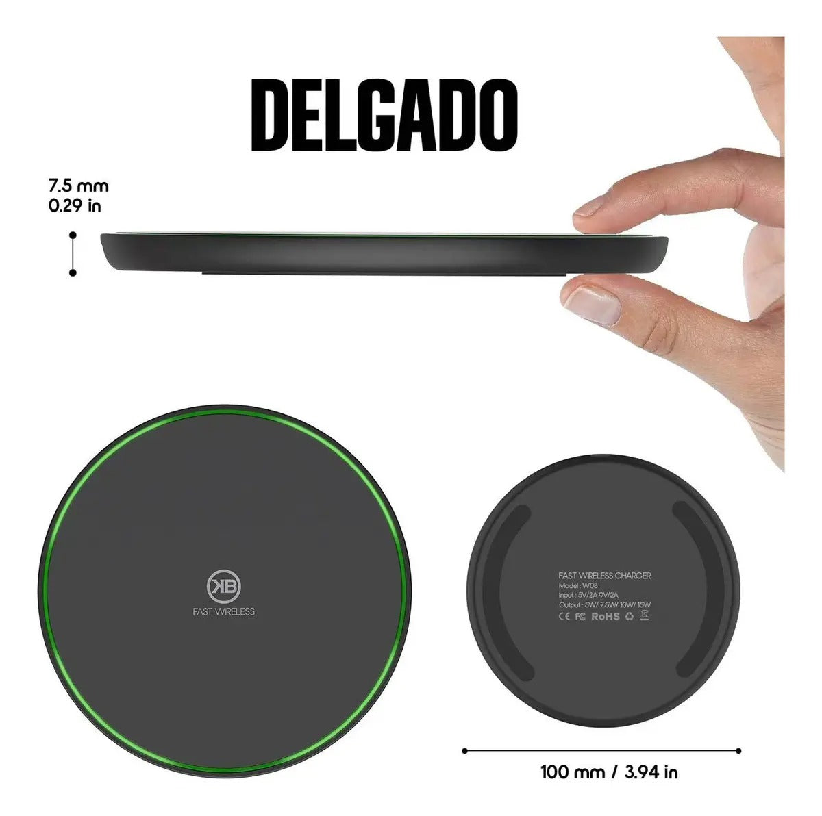 KBOD W08 de 7.5 mm de grosor (recreación digital)