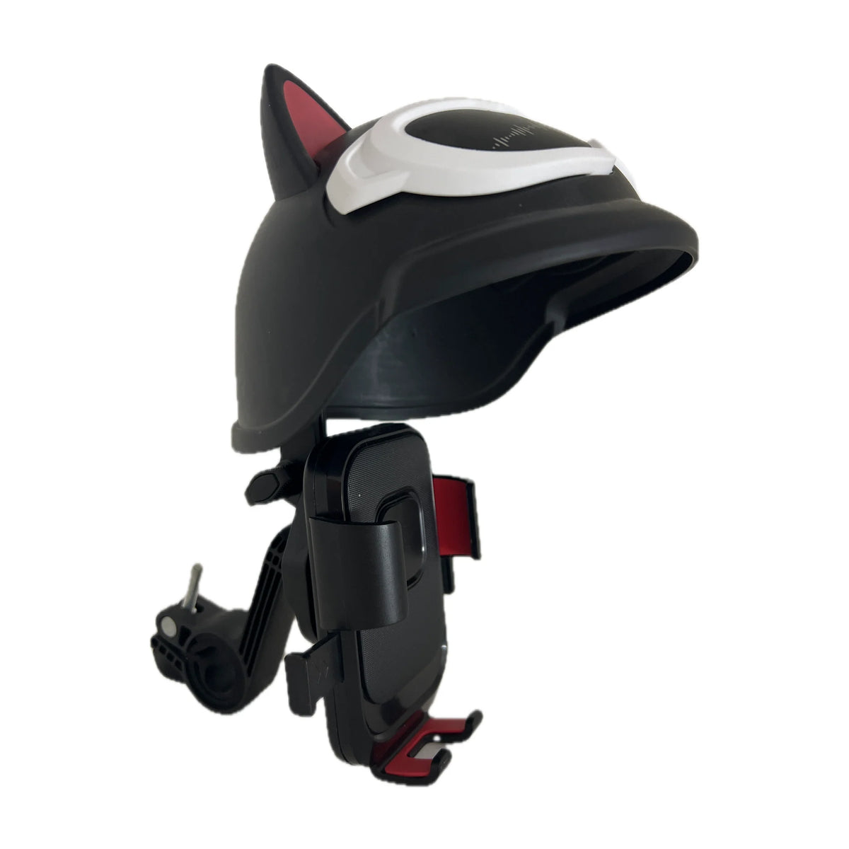Soporte de celular para moto con casco XY-093 negro | QRUZH Cancun