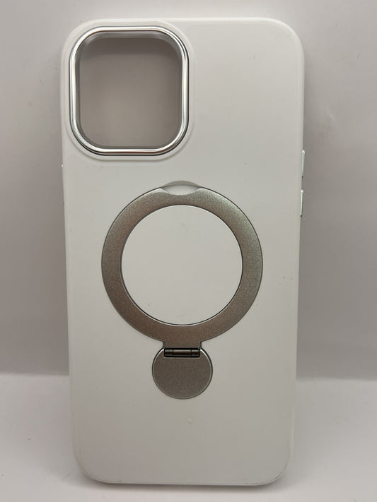 Funda iPhone 12 Pro Max Holder Magsafe Blanco | QRUZH