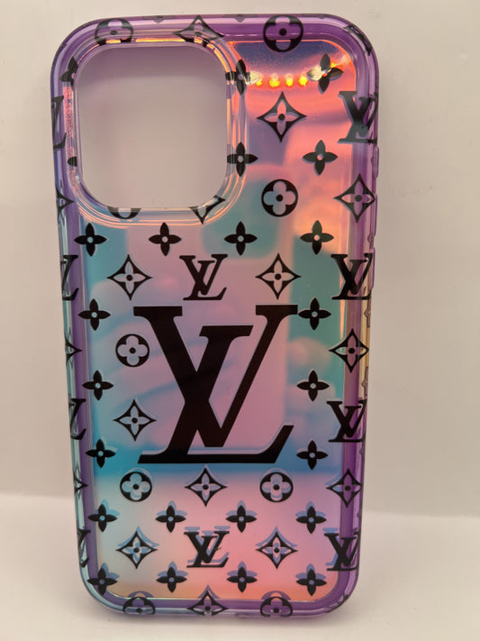 Funda iPhone 15 Pro Max Louis Vuitton Monograma Tornasol | QRUZH