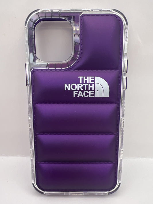 Funda iPhone 11 Pro North Face Puffer Morado | QRUZH
