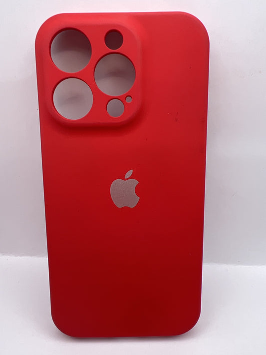 Funda iPhone 15 Pro Silicon Rojo | QRUZH