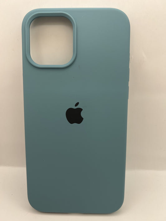 Funda iPhone 12 Pro Max Silicon Verde agua | QRUZH