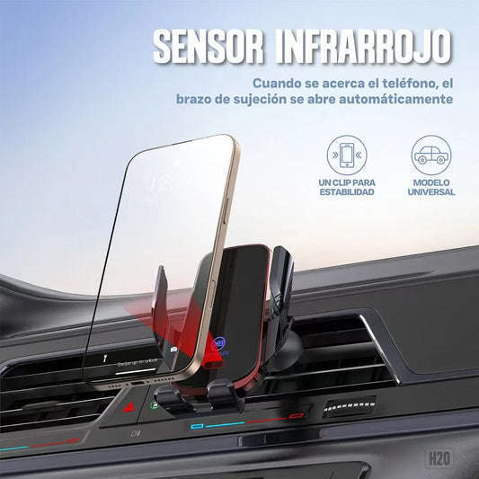 KBOD H20 con sensor infrarrojo en la rejilla del auto (recreación digital)