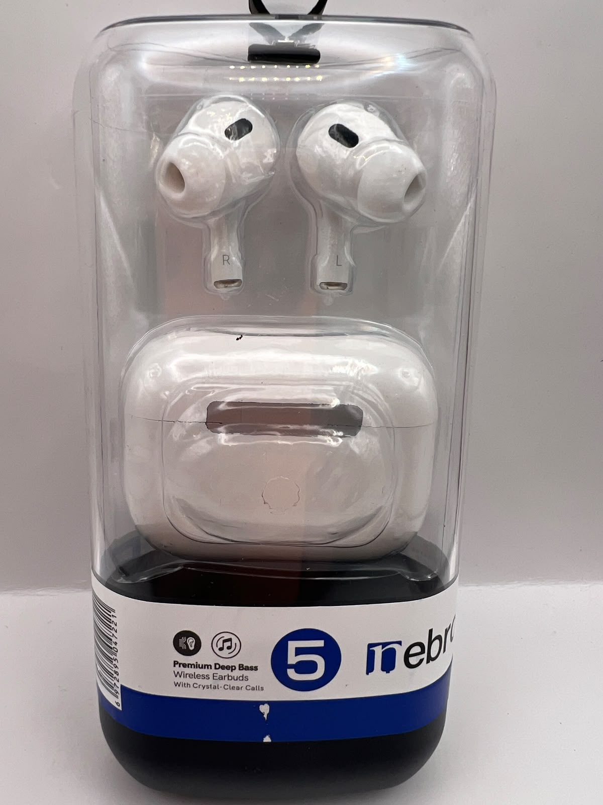 Audífonos Nebro WE-015 serie 5 TWS in-ear con gomitas