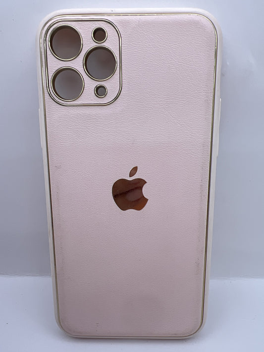 Funda iPhone 11 Pro Piel Apple Rosa Claro | QRUZH