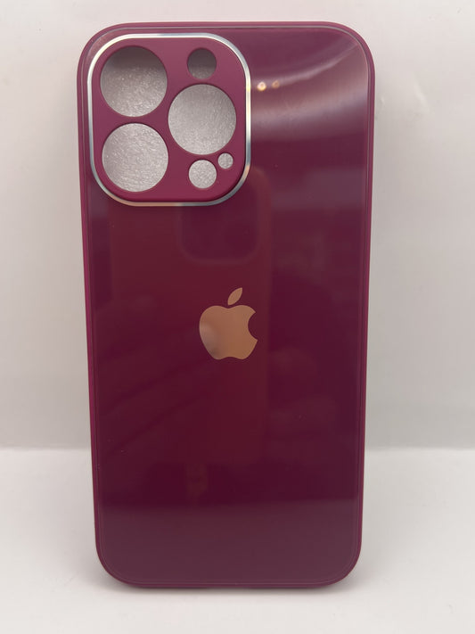 Funda iPhone 13 Pro Cristal Logo Vino | QRUZH