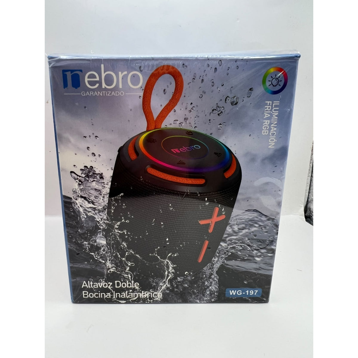 Caja original Nebro WG-197 sellada — foto real