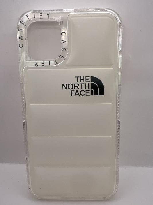 Funda iPhone 11 Pro Max North Face Puffer Blanco Matte | QRUZH