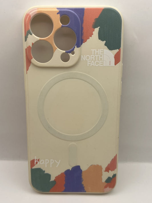 Funda iPhone 13 Pro North Face Happy Beige | QRUZH