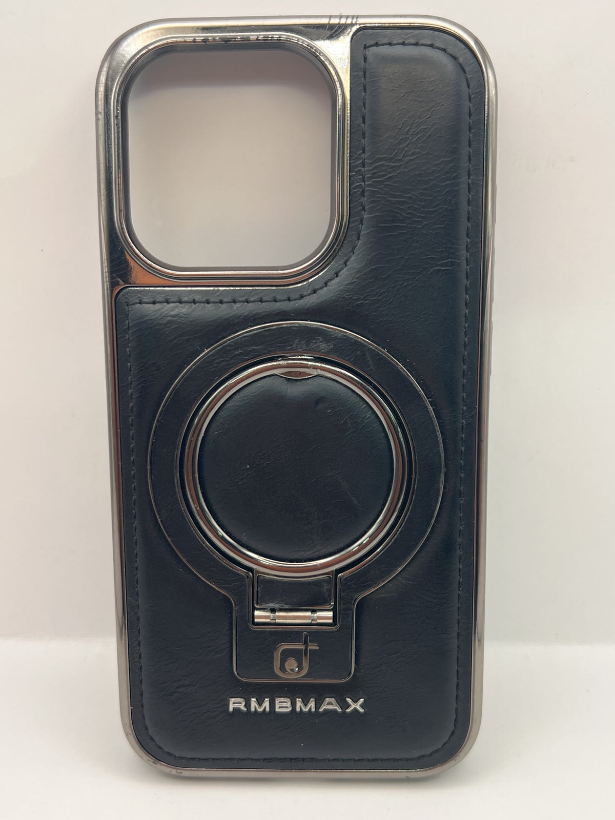 Funda iPhone 15 Pro piel magsafe Negro | QRUZH