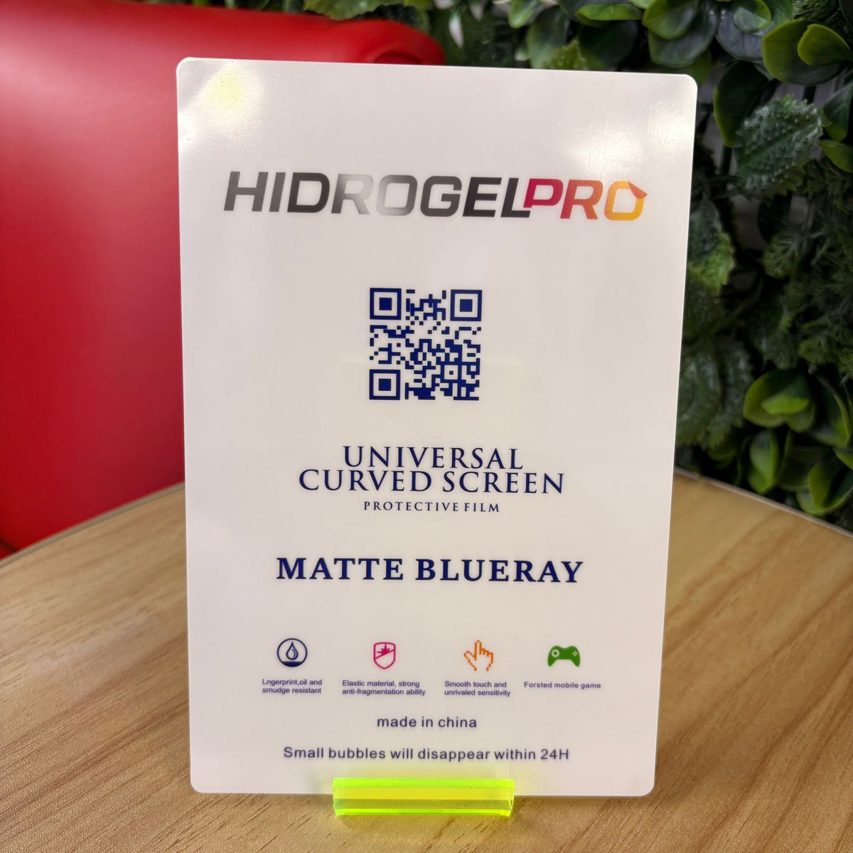 Mica hidrogel matte blueray Hidrogel Pro, lamina universal para pantalla curva