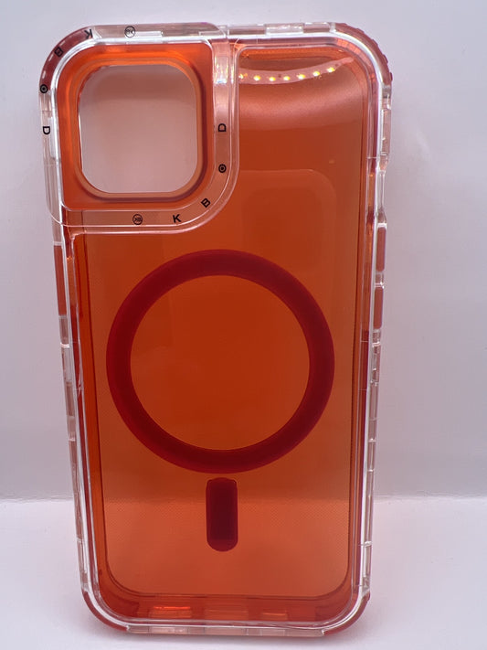 Funda iPhone 13/14 Acrigel Magsafe Rojo | QRUZH