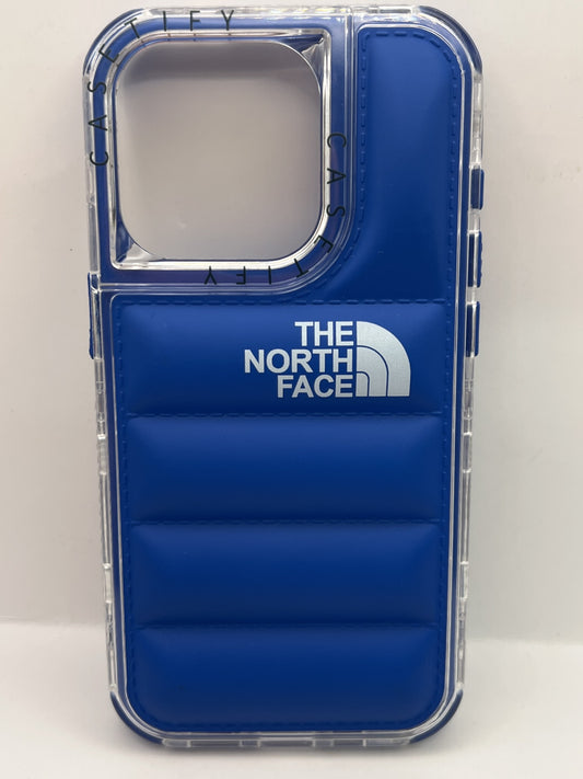Funda iPhone 15 Pro north face Azul | QRUZH