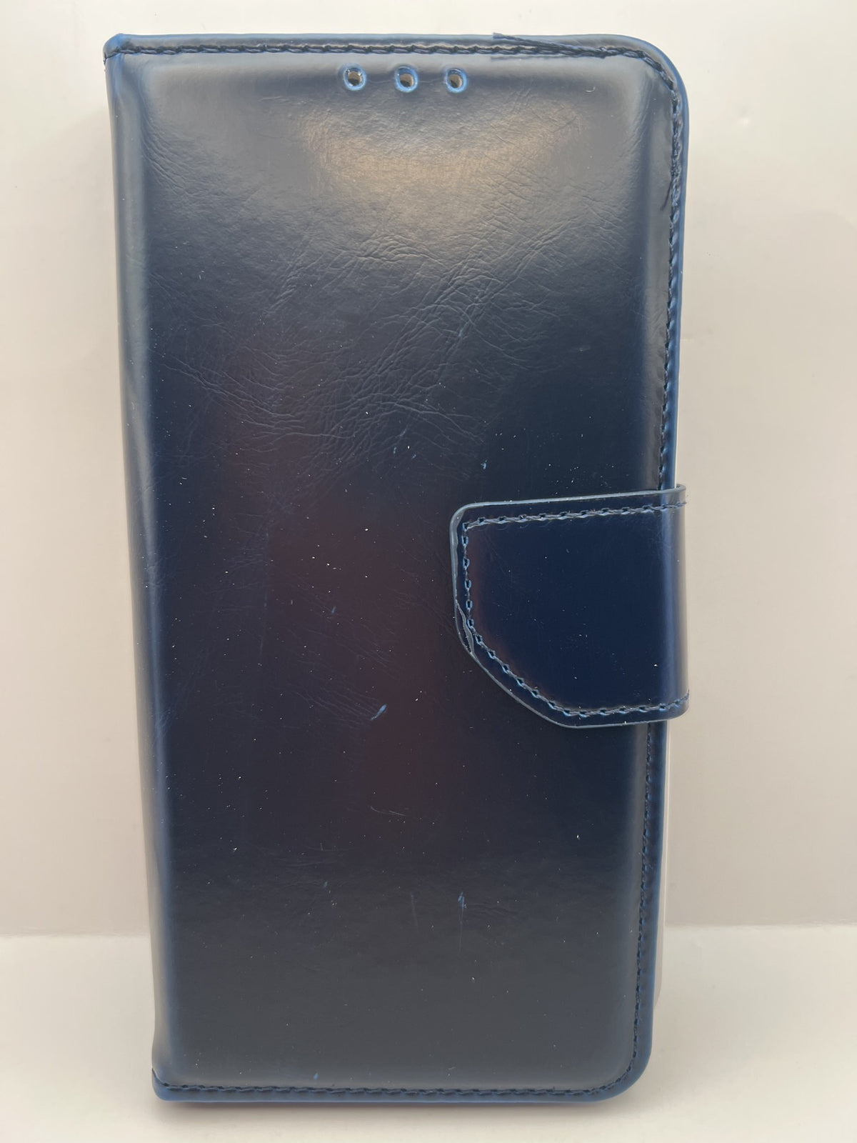 Funda universal tipo cartera piel pu con tarjetero kbod 6.0″ Azul Marino — foto real del producto