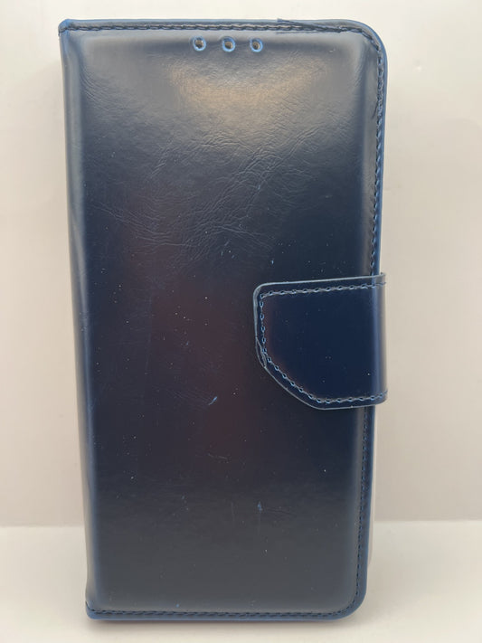 Funda universal tipo cartera piel pu con tarjetero kbod 6.0″ Azul Marino — foto real del producto
