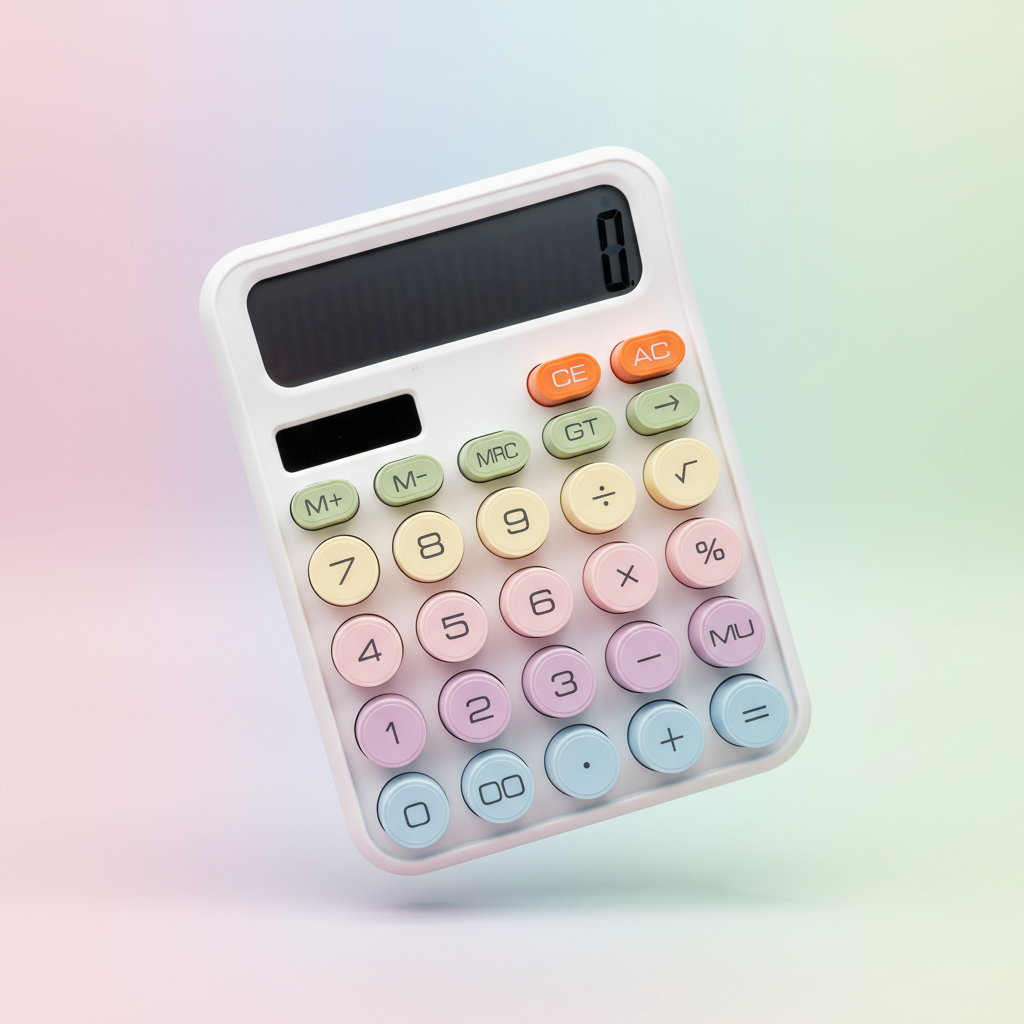 Creativo generado con IA a partir de fotos reales de la calculadora Búytiti JS-2280