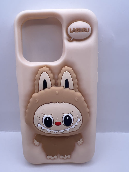 Funda iPhone 13/14 Labubu Beige | QRUZH