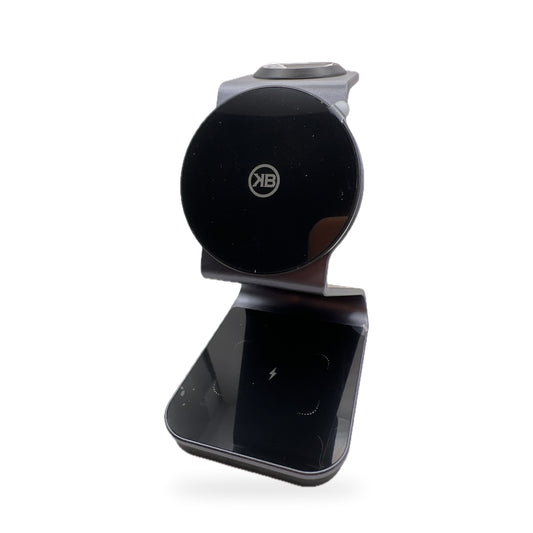 Cargador inalámbrico magnético 3 en 1 15W KBOD W12 | QRUZH