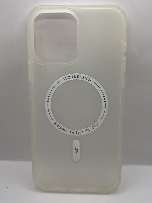 Funda iPhone 12 Pro Max Matte Magsafe Blanco | QRUZH
