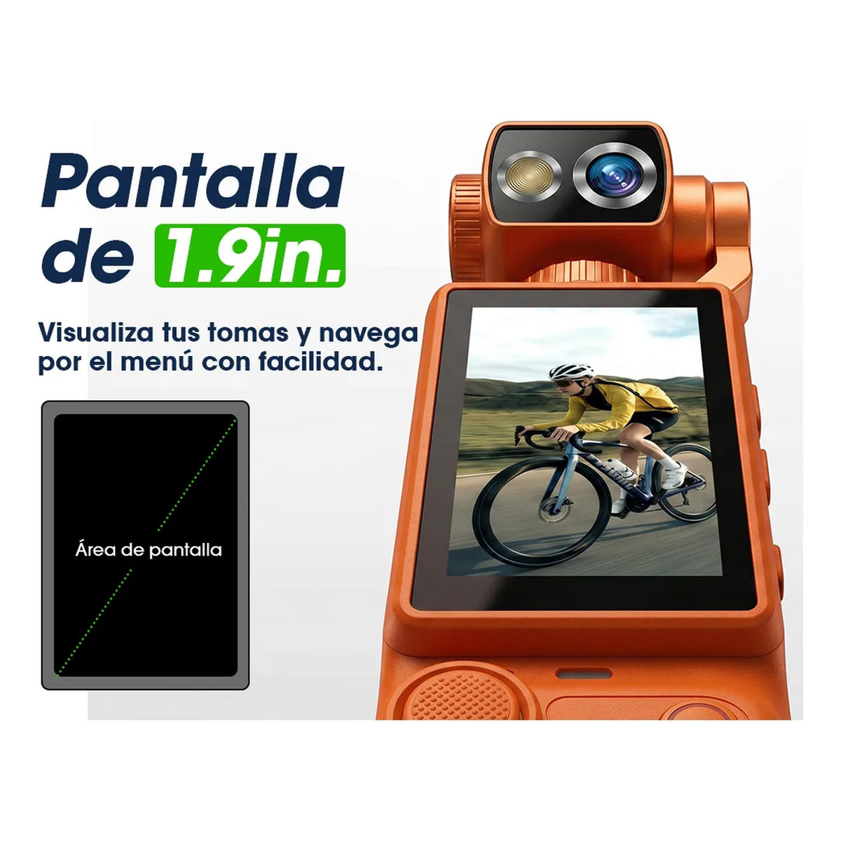 Pantalla de 1.9 pulgadas