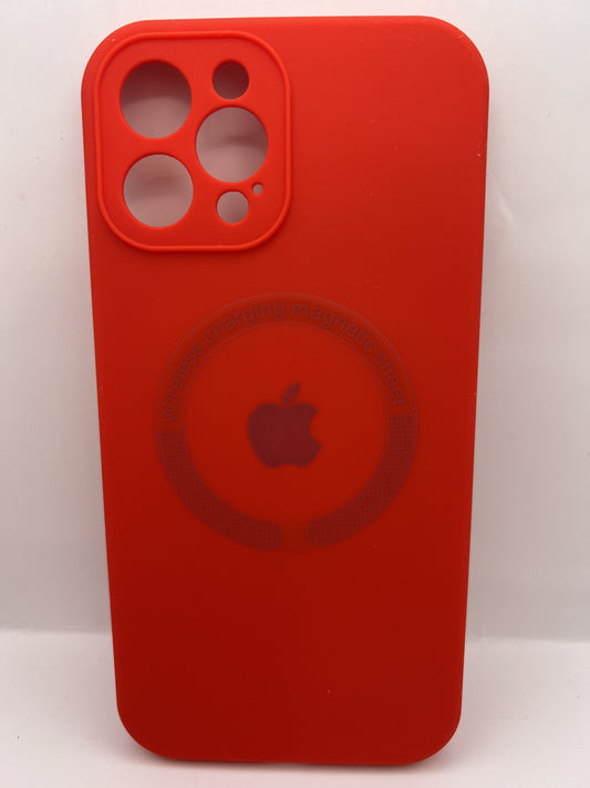 Funda iPhone 12 Pro Max Magsafe Soft Rojo | QRUZH
