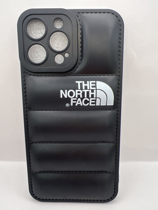 Funda iPhone 12 Pro Max North Face Puffer Negro | QRUZH