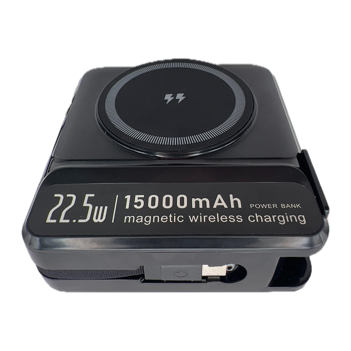 Power bank Nebro WB-160 con el cable integrado guardado en su ranura