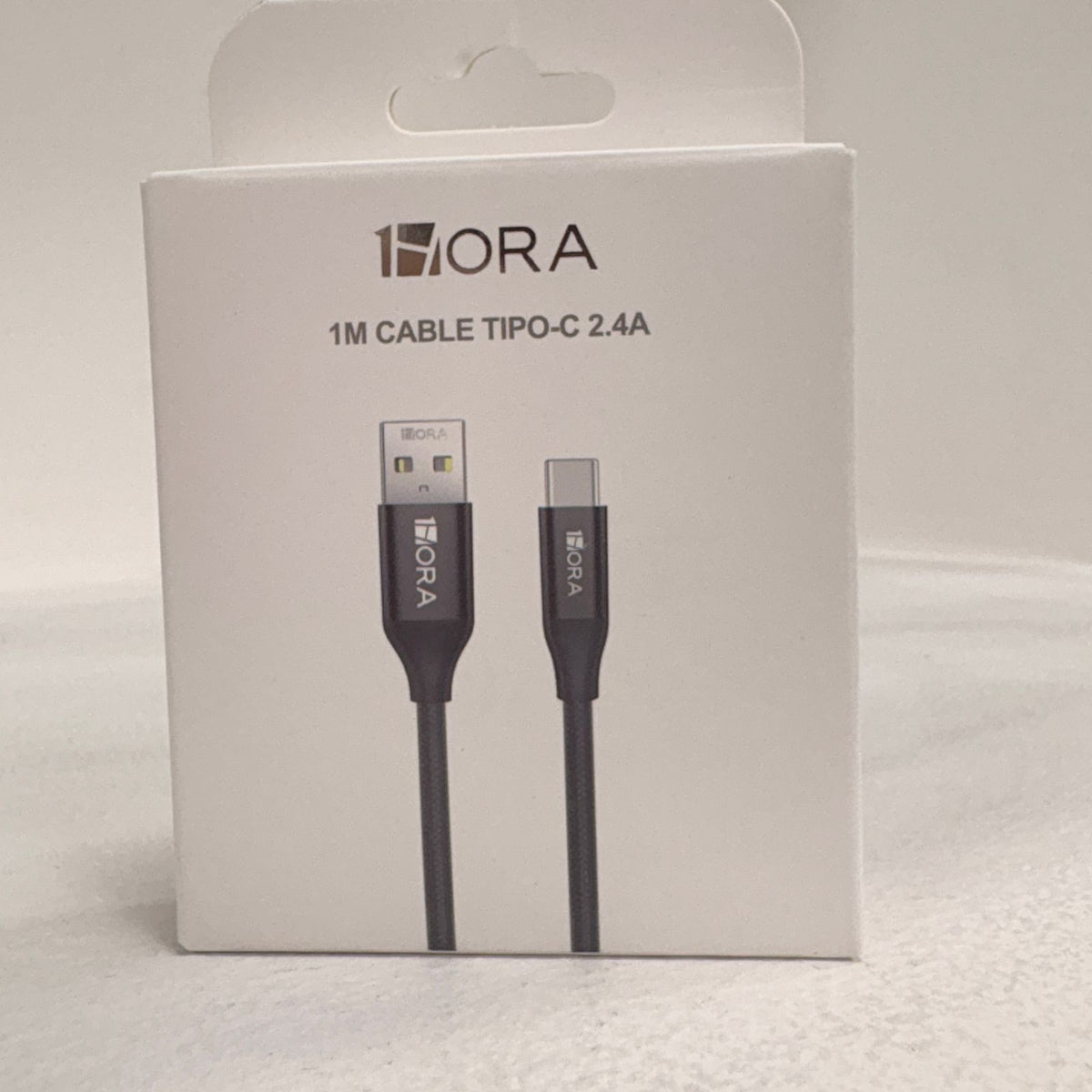 Cable 1hora cab249 usb-ligh 1m blanco