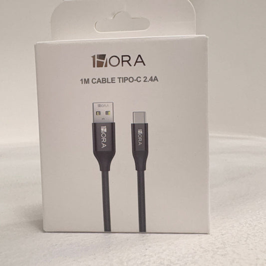 Cable 1hora cab249 usb-ligh 1m blanco
