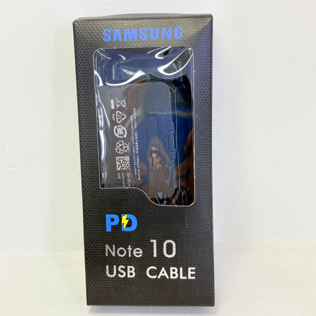 Cable c-c 1 m tipo samsung negro note10