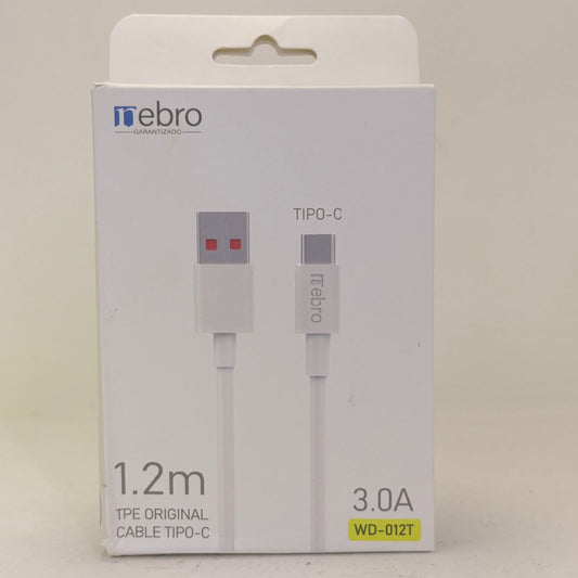 Cable usb-c 1.2mt nebro wd012t