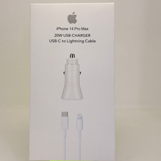 Cargador kit plug in c-lightning 20w tipo generico apple